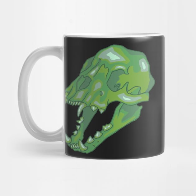 Neon Lion Skull by elfenthusiast